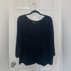 Ralph Lauren Black Long Sleeve Top